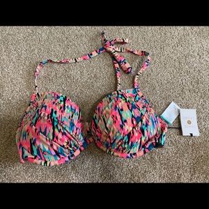 Shade & Shore Bikini Top 34D Multicolor